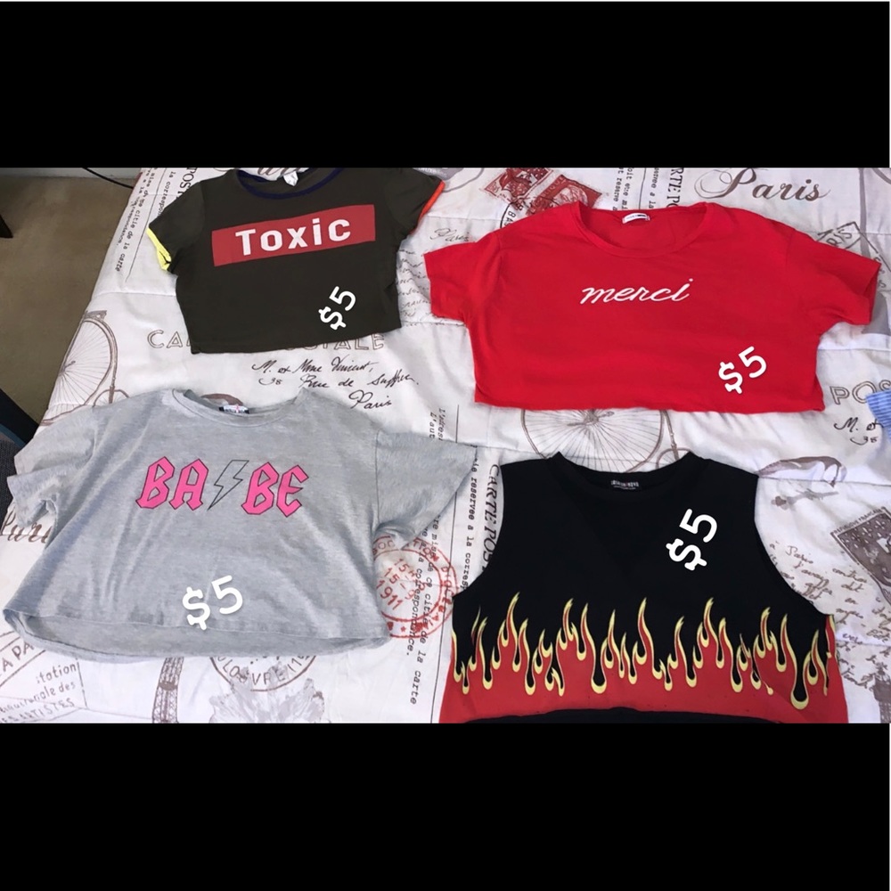 Women’s crop tops
